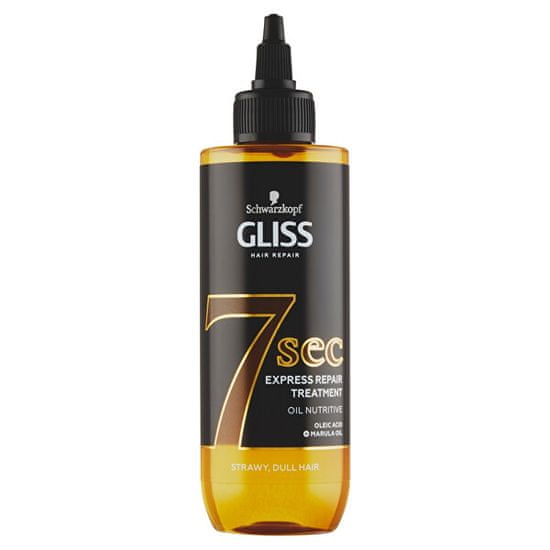 Gliss Kur Expressz regeneráló kezelés matt hajra 7 mp Oil Nutritive (Express Repair Treatment) 200 ml
