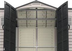 DURAMAX Kerti ház Apex Pro 10,5'x8', 7,6 m² - szürke/antracit + padlószerkezet 40116