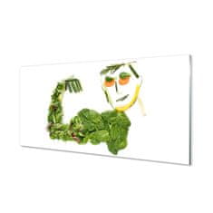 tulup.hu Akrilkép Karakter zöldségekkel 100x50 cm 2 fogas