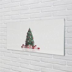 tulup.hu Akrilkép Karácsonyfa díszítés ajándék 100x50 cm 2 fogas