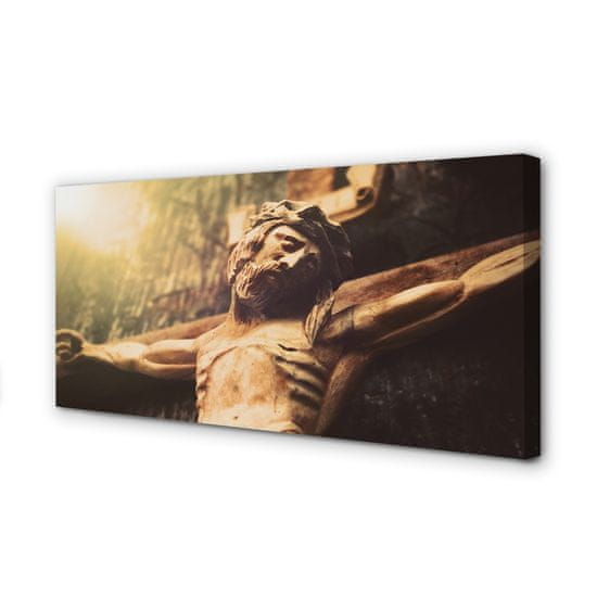 tulup.hu Canvas képek Jézus fából