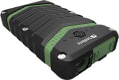 Sandberg hordozható USB tápegység 20100 mAh, Survivor Outdoor, okostelefonokhoz, fekete és zöld színben