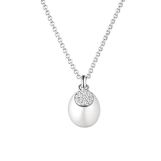 Silvego Elegáns ezüst nyaklánc gyönggyel Ilaria GRP20479PW (lánc, medál)