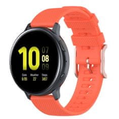 BStrap Silicone Rain szíj Xiaomi Watch S1 Active, orange
