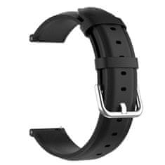 BStrap Leather Lux szíj Xiaomi Watch S1 Active, black