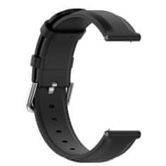 BStrap Leather Lux szíj Xiaomi Watch S1 Active, black