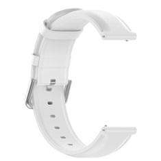 BStrap Leather Lux szíj Xiaomi Watch S1 Active, white