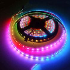 Alum online RGB színváltós, távirányítós LED szalag, 5 méter