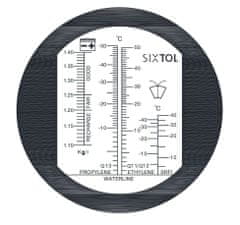 SIXTOL Refraktométer, járműfolyadékok mérésére
