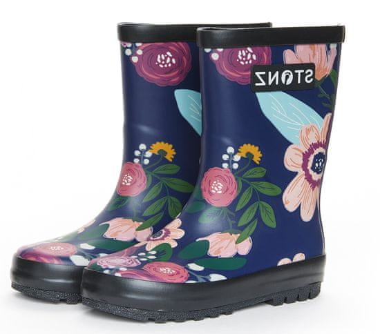 Stonz Rain Boots Wildflower RBWFNVBL lány gumicsizma