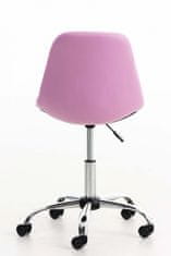 BHM Germany Emil irodai szék, műbőr, rózsaszín