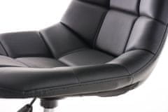 BHM Germany Emil irodai szék, műbőr, fekete