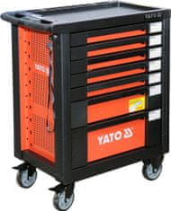 YATO  Mobil műhelyszekrény szerszámokkal (211ks) 7 fiókok