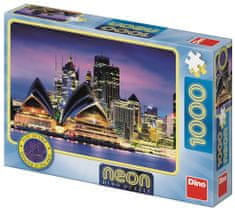 DINO Sydney operaház, neon puzzle, 1000 darabos