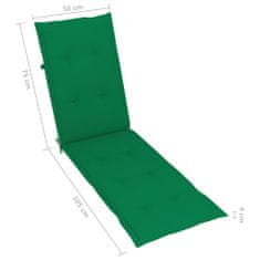 shumee zöld nyugágypárna (75+105) x 50 x 4 cm