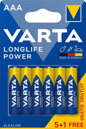 Varta Longlife Power elem 5+1 AAA 4903121496