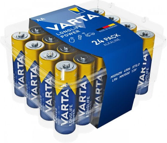 Varta Longlife Power 24 AA (Clear Value Pack) 4906121124