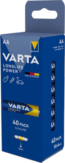 Varta Elemek Longlife Power AA Storagebox Foil 4×10 4906121154