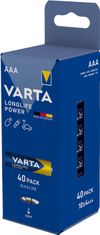 Varta Elemek Longlife Power AAA Storagebox Foil 4×10 4903121154
