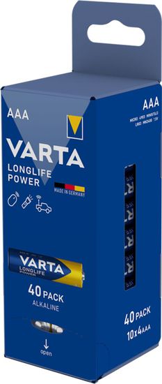 Varta Elemek Longlife Power AAA Storagebox Foil 4×10 4903121154