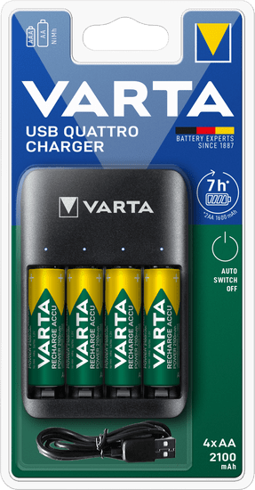 Varta VALUE USB QUATTRO CHARGER 57652101451 töltő