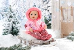 Baby Annabell Deluxe flitteres téli kezeslábas, 43 cm