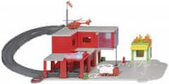 SIKU World Tűzoltóállomás tűzoltóautókkal