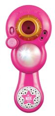Teddies Elemes, rózsaszín karaoke mikrofon