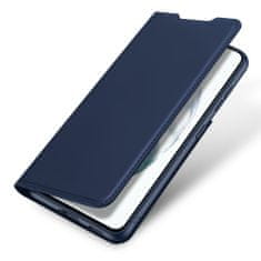Dux Ducis Skin Pro bőr könyvtok Samsung Galaxy S21 FE, kék