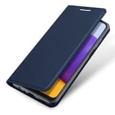 Dux Ducis Skin Pro bőr könyvtok Samsung Galaxy A22 4G, kék