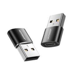 Joyroom adapter USB-C - USB F/M, fekete