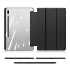 Dux Ducis Toby Series tok Samsung Galaxy Tab S7 Plus / Tab S7 FE / Tab S8 Plus, fekete