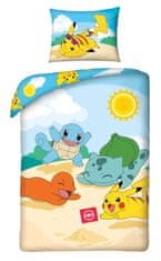 PARFORINTER Vászon, Pokémon beach, pamut, 140 x 200 cm, 70 x 90 cm, Halantex, vászon.