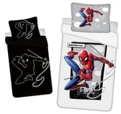 Jerry Fabrics Világító pamut ágynemű Spiderman 02 140 x 200 cm 140 x 200 cm