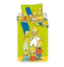 Jerry Fabrics A vászon tartalmazza Simpsons Family zöld 140/200, 70/90