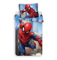 Jerry Fabrics Vászon tartalmaz: Spiderman kék micro 140/200, 70/90