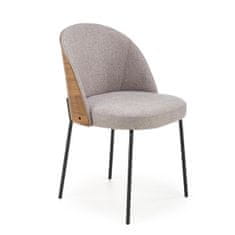 Halmar Étkező szék K451 - szürke / világos dió / fekete