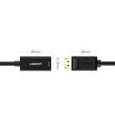 Ugreen MM137 adapter DP - HDMI M/F, fekete