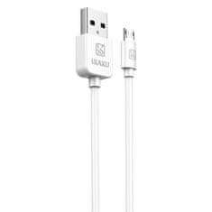 Kaku Charger hálózati töltő 2x USB 15W 2.4A + Micro USB kábel 1m, fehér