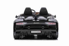 Beneo Lamborghini Aventador 24V elektromos kisautó, LAKKOZOTT, kétszemélyes, 2,4 GHz távirányító, USB/SD