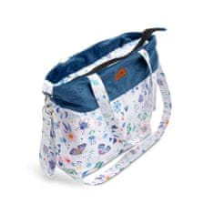 Sensillo szitakötő bársony táska, kék