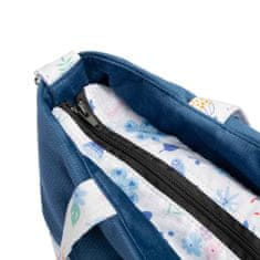 Sensillo szitakötő bársony táska, kék
