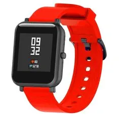 BStrap Silicone V4 szíj Samsung Galaxy Watch Active 2 40/44mm, red