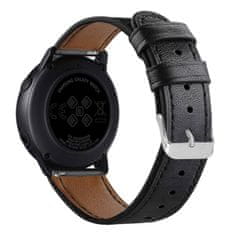 BStrap Leather Italy szíj Samsung Galaxy Watch 3 41mm, black