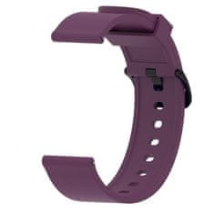 BStrap Silicone V4 szíj Huawei Watch GT 42mm, dark purple