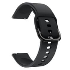 BStrap Silicone V2 szíj Samsung Galaxy Watch 3 41mm, black