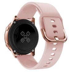BStrap Silicone V2 szíj Samsung Galaxy Watch 3 41mm, sand pink