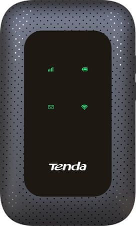 Vezeték nélküli Wi-Fi router 3G / 4G modem Tenda 4G180 microSD 32 GB kapcsolat LTE 4 erős belső antenna kompakt elegáns 