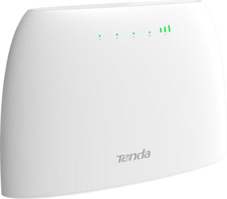 Vezeték nélküli Wi-Fi router 3G / 4G modem Tenda 4G03 LTE 4 kapcsolat erős belső antenna kompakt elegáns LCD kijelző