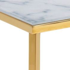 Design Scandinavia Alisma dohányzóasztal, 90 cm, fehér